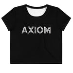 Axiom Logo All-Over Print Crop Tee