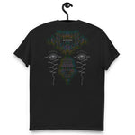 TRIPPI RAVE ART F+B PRINT TEE UNISEX BLACK