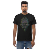 TRIPPI RAVE ART F+B PRINT TEE UNISEX BLACK