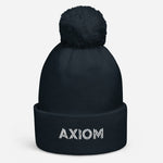 Axiom Text Pom pom beanie