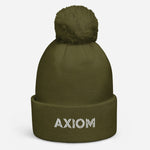 Axiom Text Pom pom beanie