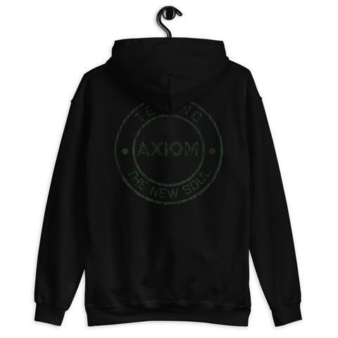 Axiom Logo Matrix Back Print Unisex Hoodie