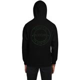 Axiom Logo Matrix Back Print Unisex Hoodie